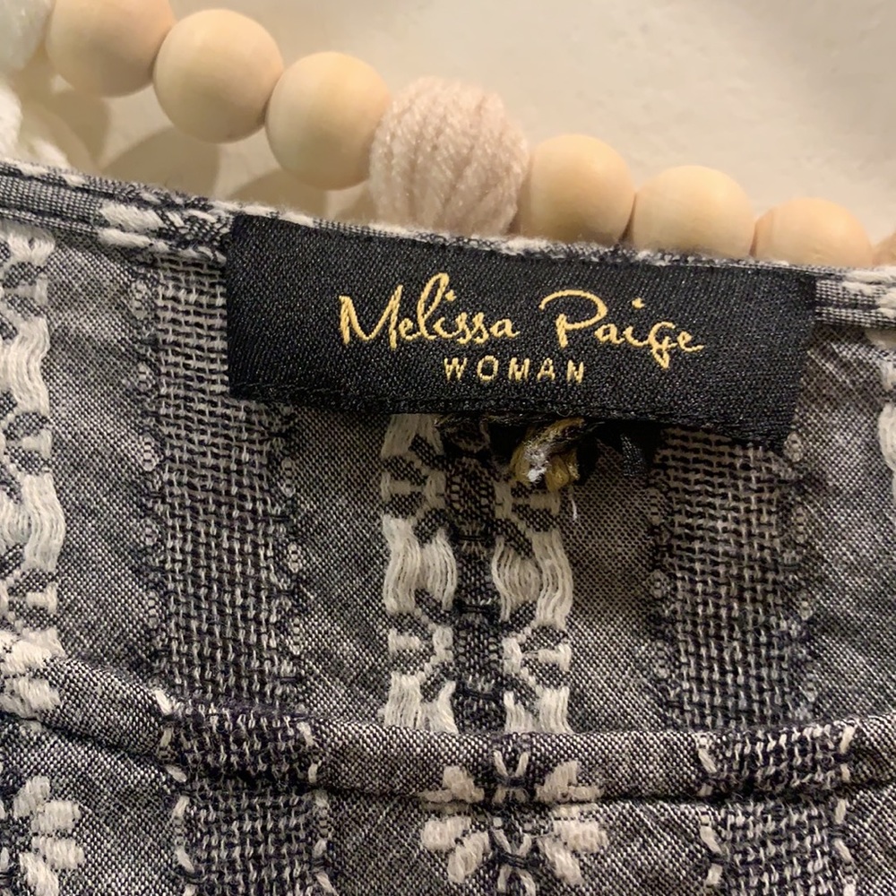 Melissa paige flower peplum top - Picture 7 of 10